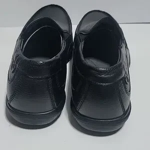 FIEEIF Mens Genuine Leather Slip On Shoes Handsewn Moccasins Comfortable Slip Re FIEEIF Mens Slip On Shoes Genuine Leather Black Handsewn  main image 4